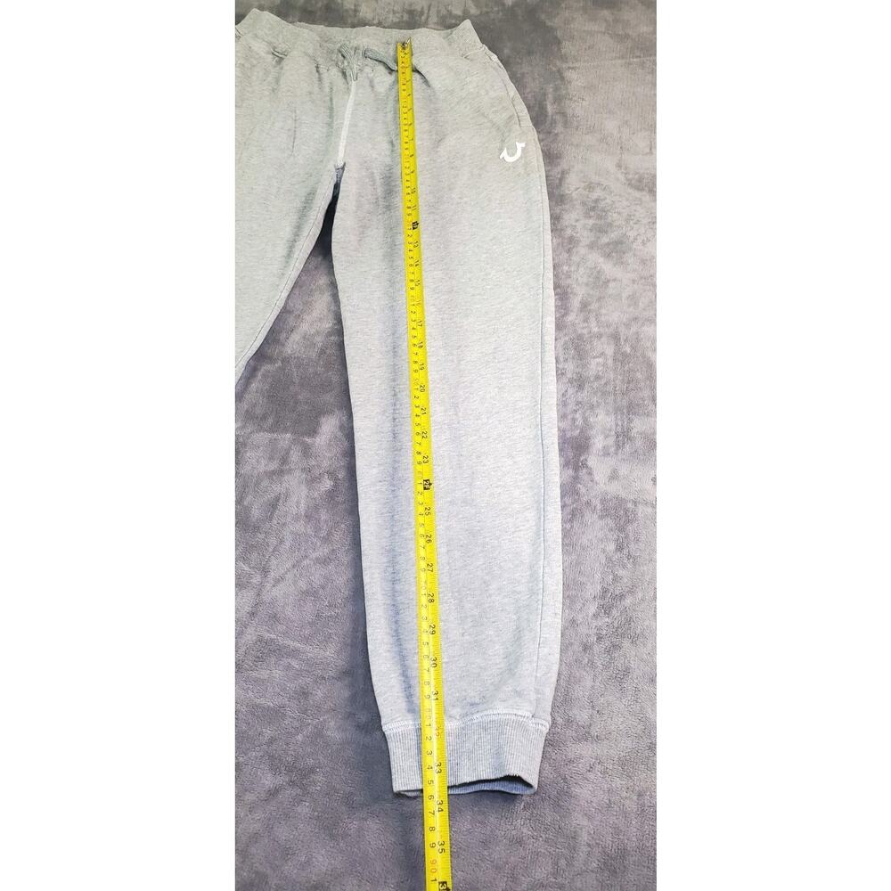 True Religion Jogger Pants Women's Sz L Gray Sweatpants Drawstring Pockets C16 - Picture 2 of 10